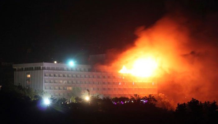 کابل میں ہوٹل پر طالبان کا حملہ